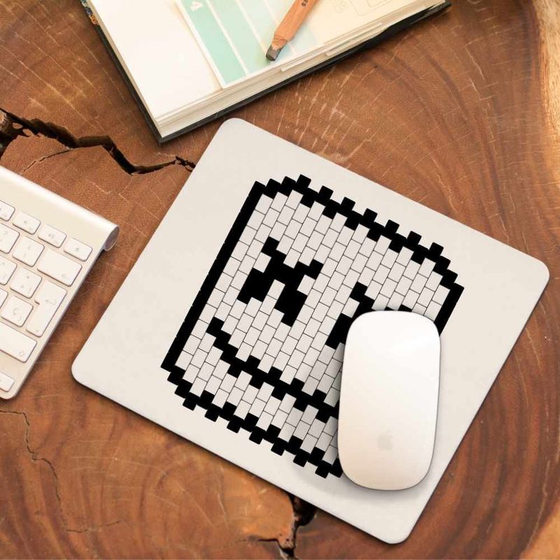 PC, gaming si accesorii - Periferice PC - Mousepad - Mousepad Marshmello Pixel Art Minecraft, 21x19cm - Infinity.ro