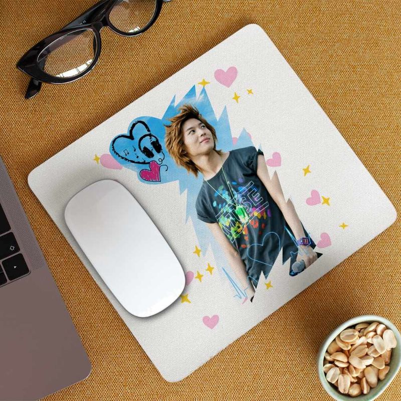 PC, gaming si accesorii - Periferice PC - Mousepad - Mousepad Kpop Taemin Vibe, 21x19cm - Infinity.ro
