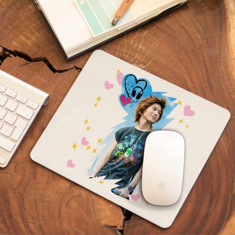 PC, gaming si accesorii - Periferice PC - Mousepad - Mousepad Kpop Taemin Vibe, 21x19cm - Infinity.ro