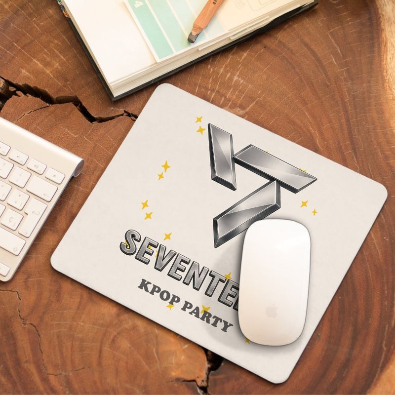 PC, gaming si accesorii - Periferice PC - Mousepad - Mousepad Seventeen Kpop Junhui Merch, 21x19cm - Infinity.ro