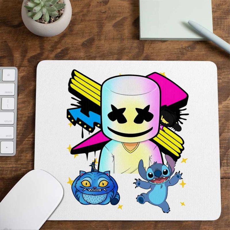 PC, gaming si accesorii - Periferice PC - Mousepad - Mousepad Marshmello Party Vibe, 21x19cm - Infinity.ro
