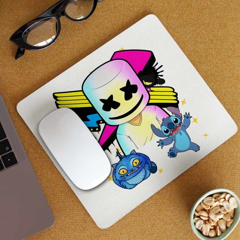 PC, gaming si accesorii - Periferice PC - Mousepad - Mousepad Marshmello Party Vibe, 21x19cm - Infinity.ro