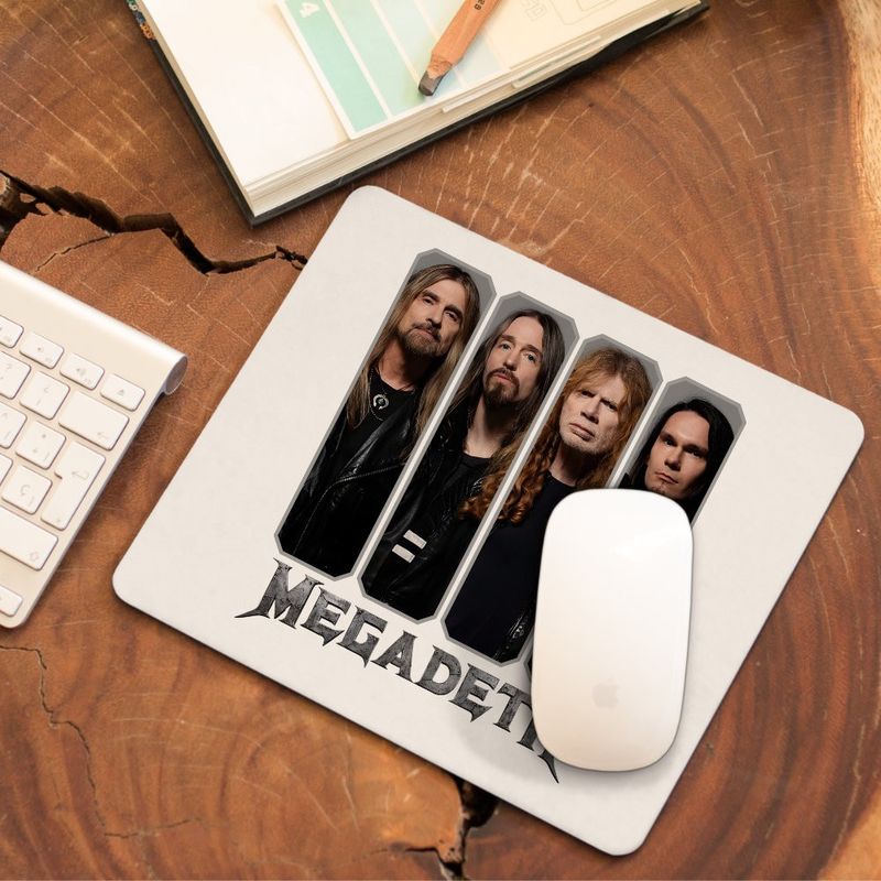 PC, gaming si accesorii - Periferice PC - Mousepad - Mousepad Megadeth Legend Heave Metal, 21x19cm - Infinity.ro