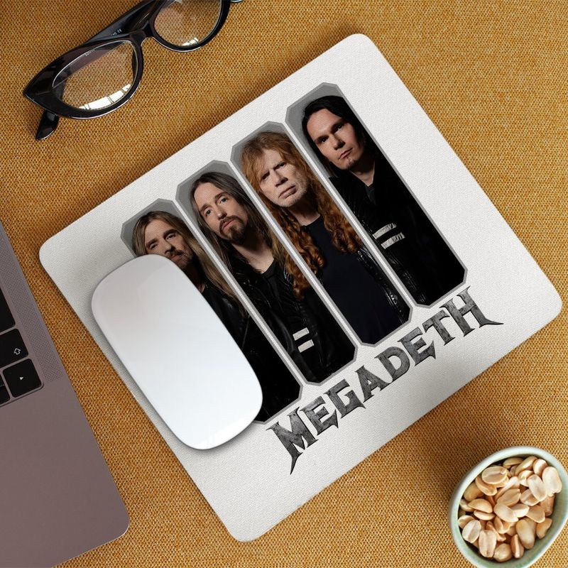PC, gaming si accesorii - Periferice PC - Mousepad - Mousepad Megadeth Legend Heave Metal, 21x19cm - Infinity.ro