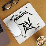 PC, gaming si accesorii - Periferice PC - Mousepad - Mousepad Metallica Merch Seek Destroy, 21x19cm - Infinity.ro
