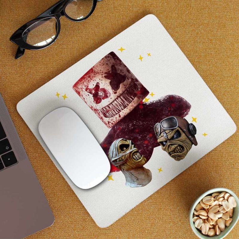 PC, gaming si accesorii - Periferice PC - Mousepad - Mousepad Marshmello Horror Fnaf Halloween, 21x19cm - Infinity.ro