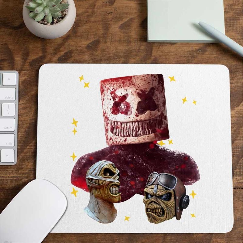 PC, gaming si accesorii - Periferice PC - Mousepad - Mousepad Marshmello Horror Fnaf Halloween, 21x19cm - Infinity.ro
