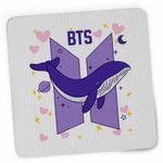 PC, gaming si accesorii - Periferice PC - Mousepad - Mousepad Kpop BTS Universe Whale, 21x19cm - Infinity.ro