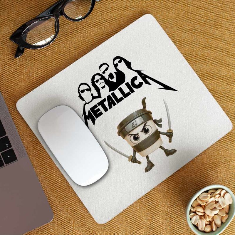 PC, gaming si accesorii - Periferice PC - Mousepad - Mousepad Metallica Rock Legend Merch, 21x19cm - Infinity.ro