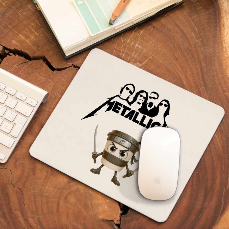 PC, gaming si accesorii - Periferice PC - Mousepad - Mousepad Metallica Rock Legend Merch, 21x19cm - Infinity.ro