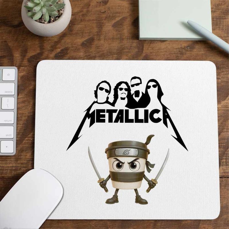 PC, gaming si accesorii - Periferice PC - Mousepad - Mousepad Metallica Rock Legend Merch, 21x19cm - Infinity.ro