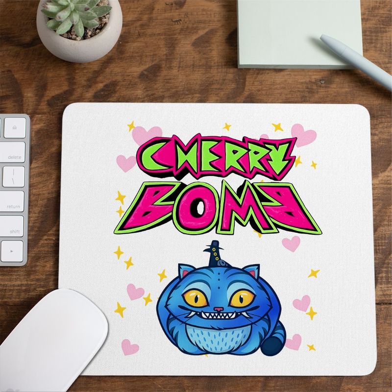 PC, gaming si accesorii - Periferice PC - Mousepad - Mousepad NCT Cherry Bomb Kpop Merch, 21x19cm - Infinity.ro