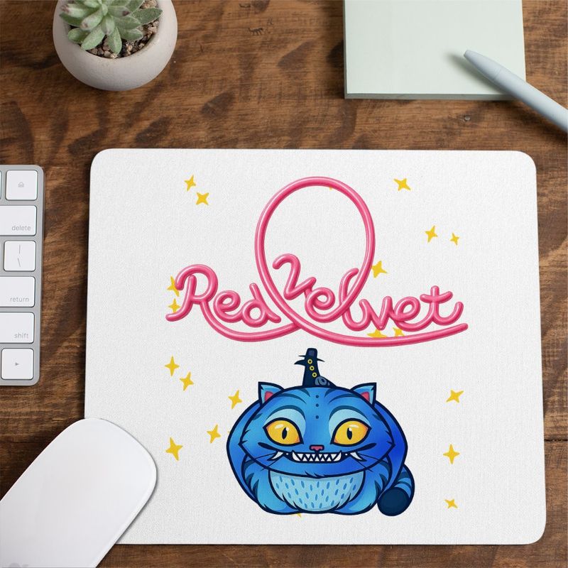 PC, gaming si accesorii - Periferice PC - Mousepad - Mousepad Red Velvet Vibe Kpop, 21x19cm - Infinity.ro