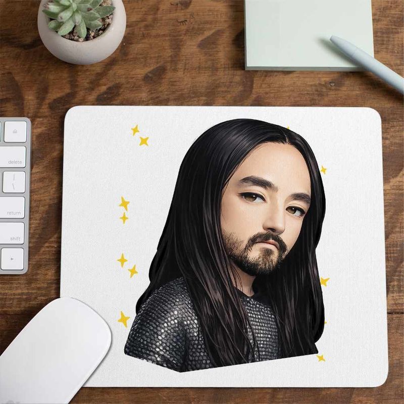 PC, gaming si accesorii - Periferice PC - Mousepad - Mousepad Steve Aoki Anime Chibi Cartoon, 21x19cm - Infinity.ro