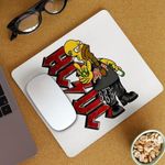 PC, gaming si accesorii - Periferice PC - Mousepad - Mousepad AC/DC The Simpsons Homer ACDC Merch, 21x19cm - Infinity.ro