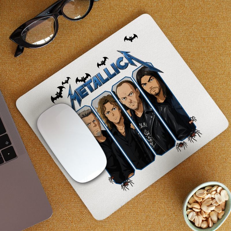 PC, gaming si accesorii - Periferice PC - Mousepad - Mousepad Metallica Four Horsemen Merch, 21x19cm - Infinity.ro
