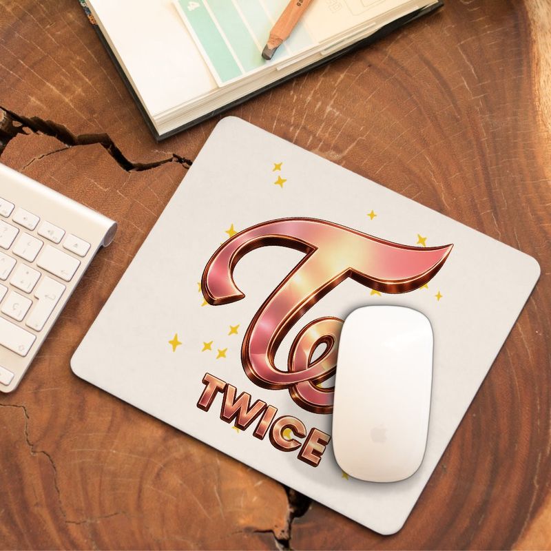 PC, gaming si accesorii - Periferice PC - Mousepad - Mousepad Twice Kpop Party Merch, 21x19cm - Infinity.ro