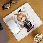 PC, gaming si accesorii - Periferice PC - Mousepad - Mousepad BlackPink Lisa Heart Love Kpop, 21x19cm - Infinity.ro