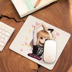 PC, gaming si accesorii - Periferice PC - Mousepad - Mousepad BlackPink Lisa Heart Love Kpop, 21x19cm - Infinity.ro