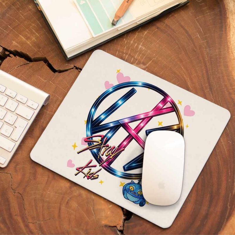 PC, gaming si accesorii - Periferice PC - Mousepad - Mousepad Stray Kids Vibe Kpop Merch, 21x19cm - Infinity.ro