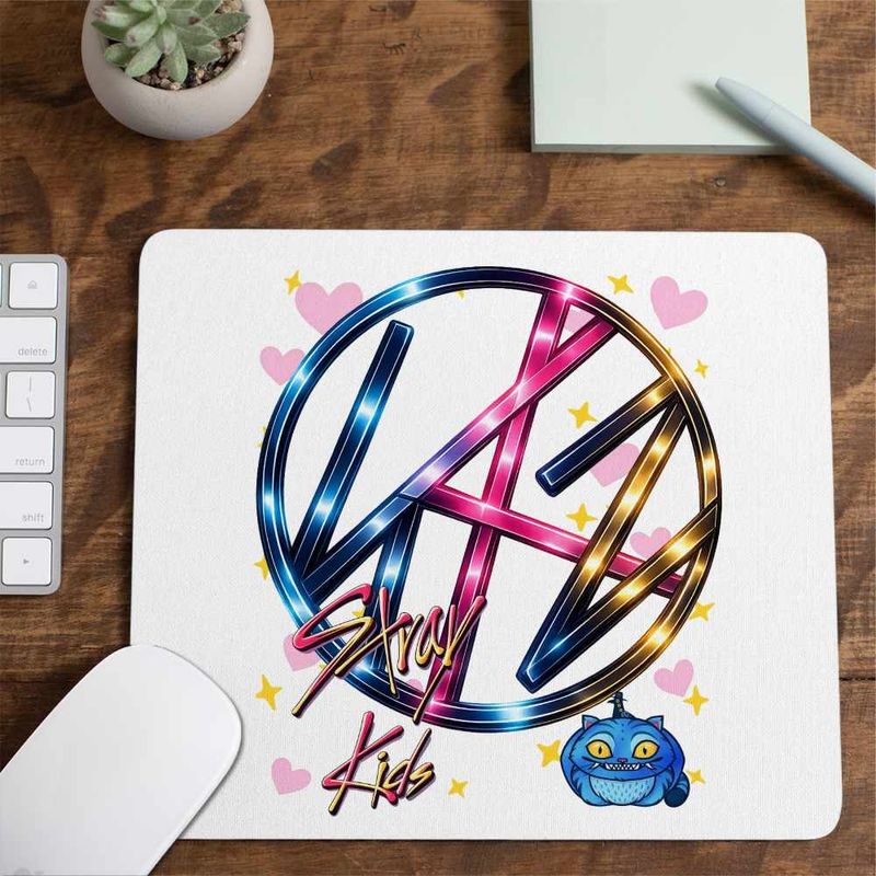 PC, gaming si accesorii - Periferice PC - Mousepad - Mousepad Stray Kids Vibe Kpop Merch, 21x19cm - Infinity.ro
