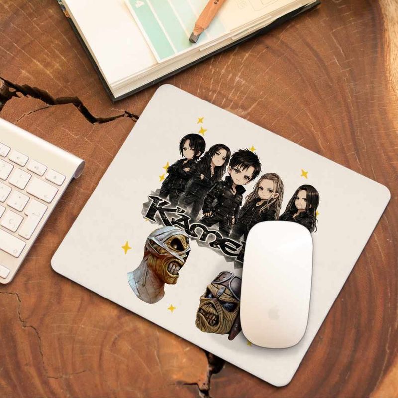 PC, gaming si accesorii - Periferice PC - Mousepad - Mousepad Kamelot Rock Band, 21x19cm - Infinity.ro