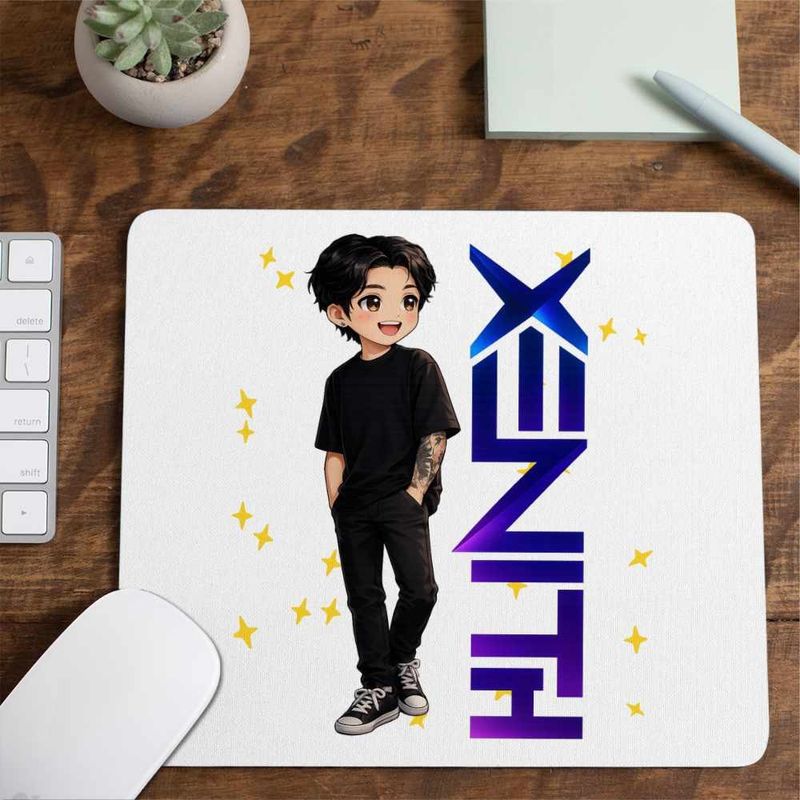 PC, gaming si accesorii - Periferice PC - Mousepad - Mousepad Xenith DJ Kpop Anime, 21x19cm - Infinity.ro