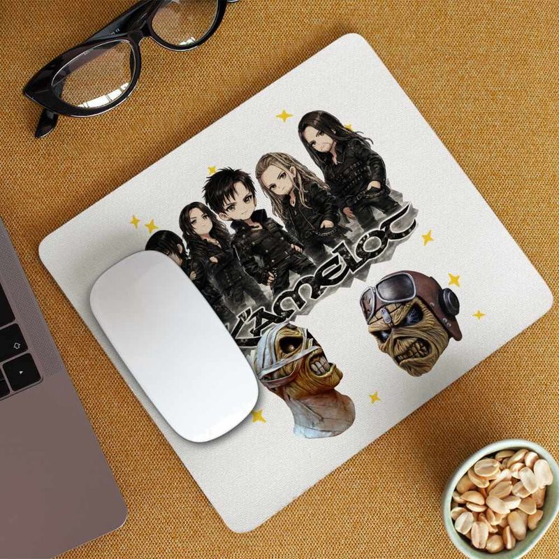 PC, gaming si accesorii - Periferice PC - Mousepad - Mousepad Kamelot Rock Band, 21x19cm - Infinity.ro