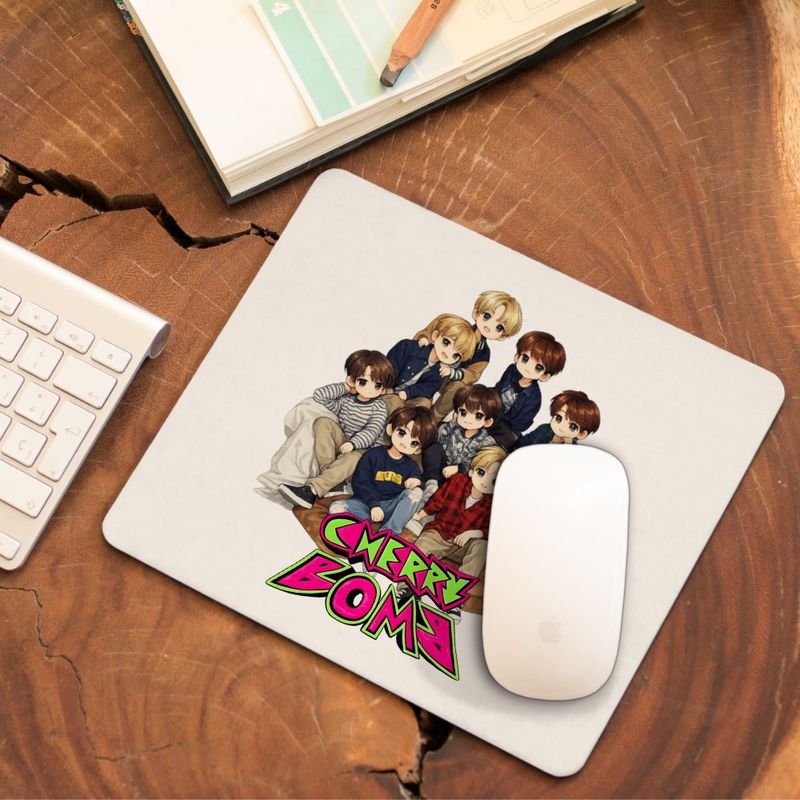 PC, gaming si accesorii - Periferice PC - Mousepad - Mousepad NCT 127 Cartoon Kpop Merch, 21x19cm - Infinity.ro