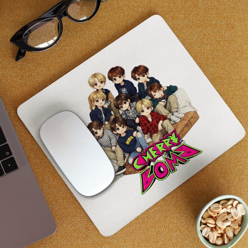 PC, gaming si accesorii - Periferice PC - Mousepad - Mousepad NCT 127 Cartoon Kpop Merch, 21x19cm - Infinity.ro
