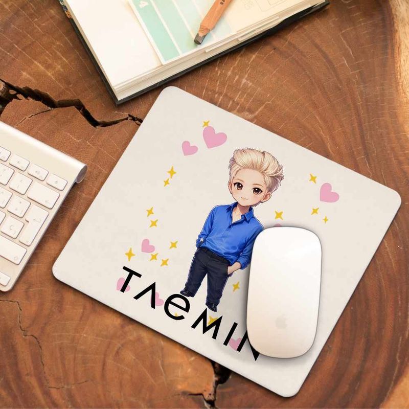 PC, gaming si accesorii - Periferice PC - Mousepad - Mousepad Taemin Kpop Korea, 21x19cm - Infinity.ro