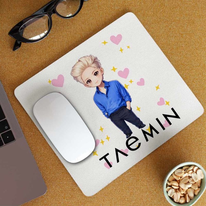 PC, gaming si accesorii - Periferice PC - Mousepad - Mousepad Taemin Kpop Korea, 21x19cm - Infinity.ro