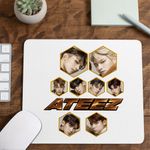 PC, gaming si accesorii - Periferice PC - Mousepad - Mousepad Ateez Korea Kpop, 21x19cm - Infinity.ro