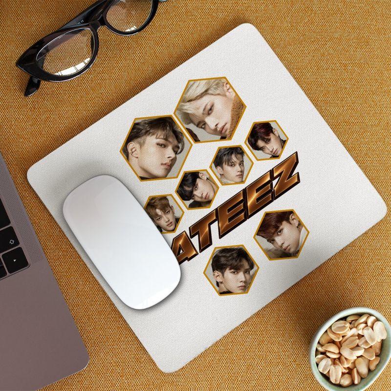 PC, gaming si accesorii - Periferice PC - Mousepad - Mousepad Ateez Korea Kpop, 21x19cm - Infinity.ro