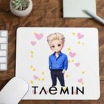 PC, gaming si accesorii - Periferice PC - Mousepad - Mousepad Taemin Kpop Korea, 21x19cm - Infinity.ro
