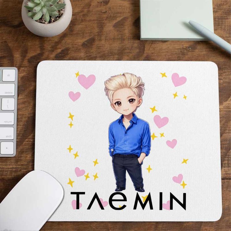 PC, gaming si accesorii - Periferice PC - Mousepad - Mousepad Taemin Kpop Korea, 21x19cm - Infinity.ro