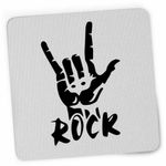 PC, gaming si accesorii - Periferice PC - Mousepad - Mousepad Rock Hand Metallica AC/DC Led Zeppelin, 21x19cm - Infinity.ro