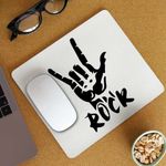 PC, gaming si accesorii - Periferice PC - Mousepad - Mousepad Rock Hand Metallica AC/DC Led Zeppelin, 21x19cm - Infinity.ro