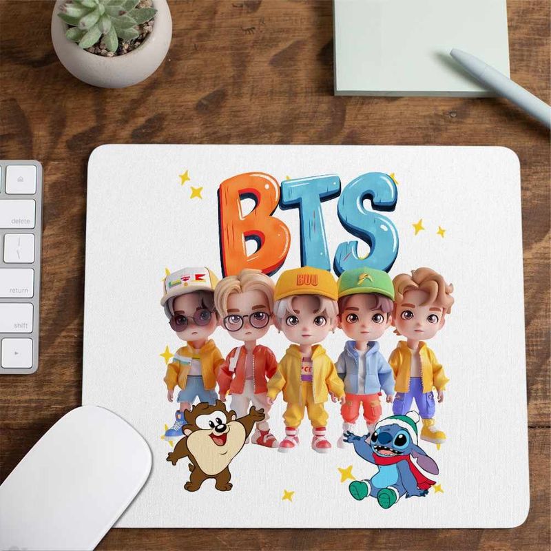 PC, gaming si accesorii - Periferice PC - Mousepad - Mousepad BTS Arirang Kpop, 21x19cm - Infinity.ro