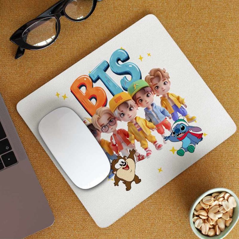 PC, gaming si accesorii - Periferice PC - Mousepad - Mousepad BTS Arirang Kpop, 21x19cm - Infinity.ro