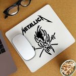 PC, gaming si accesorii - Periferice PC - Mousepad - Mousepad Metallica Merch Skeleton, 21x19cm - Infinity.ro