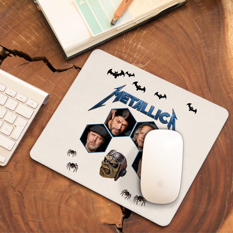 PC, gaming si accesorii - Periferice PC - Mousepad - Mousepad Metallica Merch Damage, 21x19cm - Infinity.ro