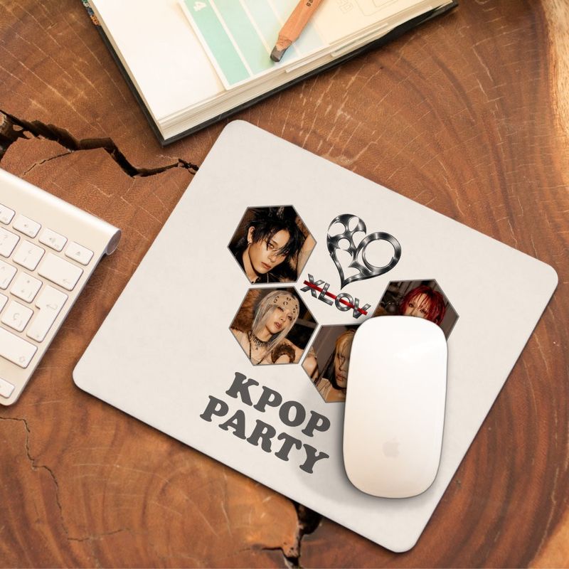 PC, gaming si accesorii - Periferice PC - Mousepad - Mousepad Xlov Hyperparty Kpop, 21x19cm - Infinity.ro