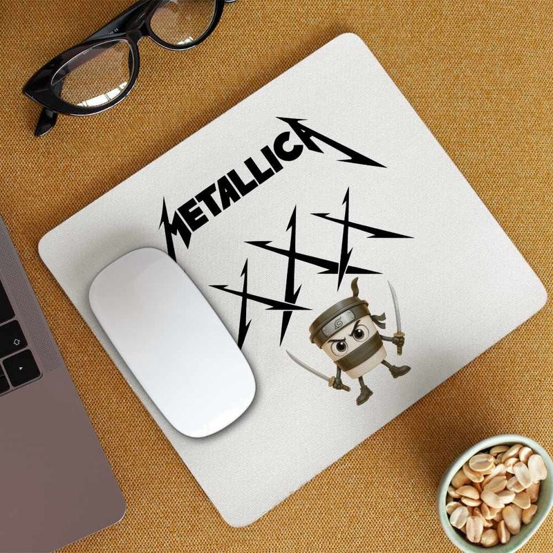 PC, gaming si accesorii - Periferice PC - Mousepad - Mousepad Metallica Merch Nothing Else Matters, 21x19cm - Infinity.ro