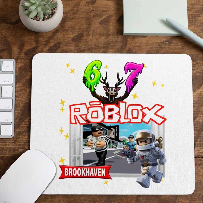PC, gaming si accesorii - Periferice PC - Mousepad - Mousepad Brookhaven Roblox, 21x19cm - Infinity.ro