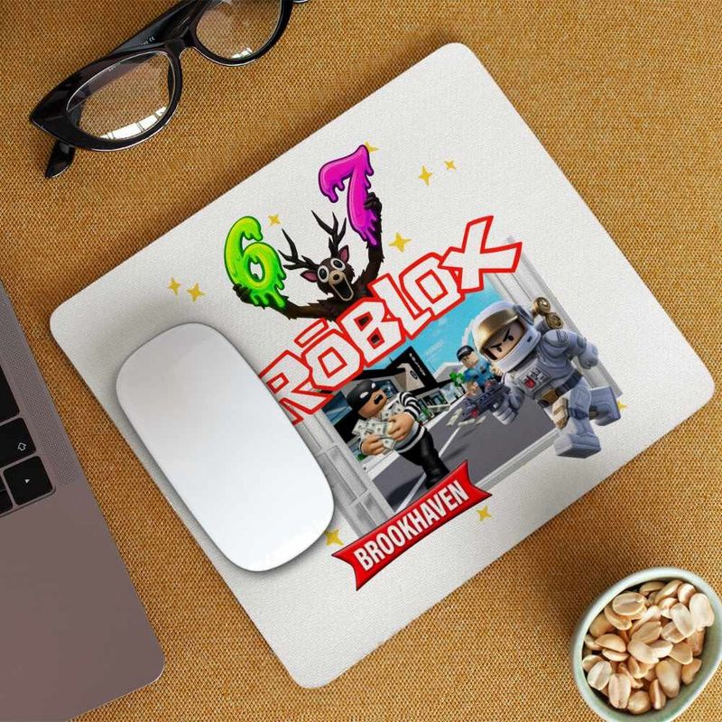 PC, gaming si accesorii - Periferice PC - Mousepad - Mousepad Brookhaven Roblox, 21x19cm - Infinity.ro