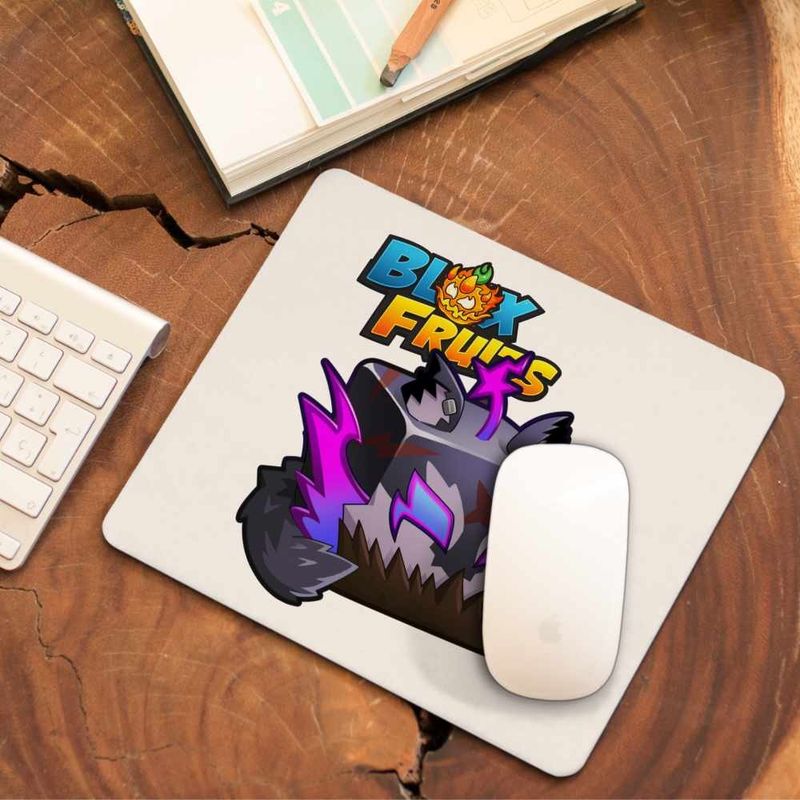 PC, gaming si accesorii - Periferice PC - Mousepad - Mousepad Blox Fruits Werewolf Fruit Roblox Fructe, 21x19cm - Infinity.ro