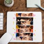 PC, gaming si accesorii - Periferice PC - Mousepad - Mousepad Kpop BTS Eyes Bangtan, 21x19cm - Infinity.ro