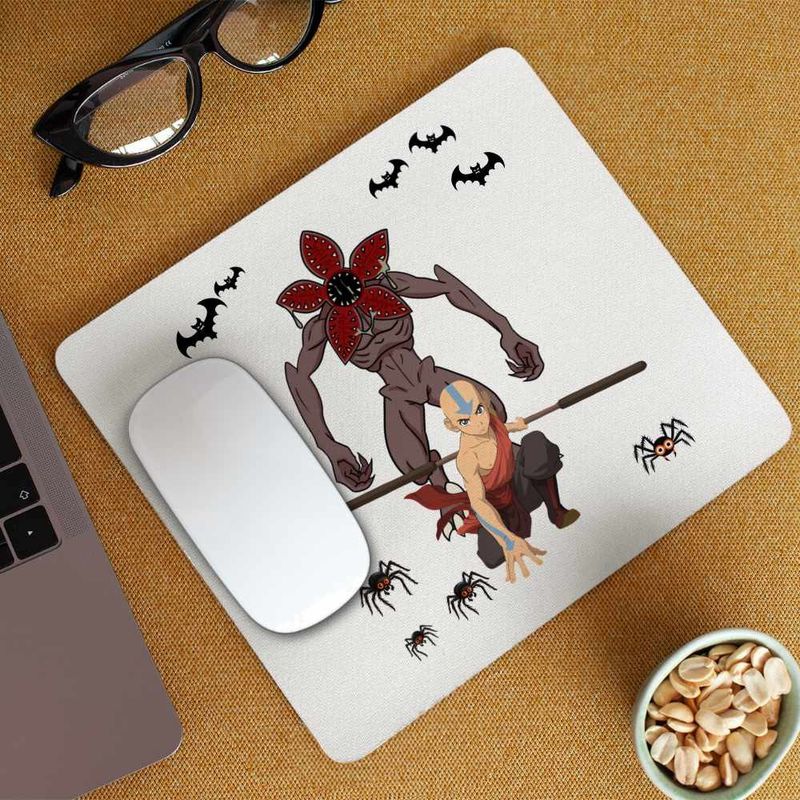 PC, gaming si accesorii - Periferice PC - Mousepad - Mousepad Avatar Stranger Things Demogorgon Upside Down, 21x19cm - Infinity.ro