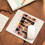 PC, gaming si accesorii - Periferice PC - Mousepad - Mousepad Kpop BTS Eyes Bangtan, 21x19cm - Infinity.ro